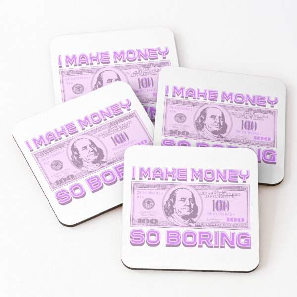 Item preview, I'm making money... I'm bored (purple) designed and sold by Alien-Theory.