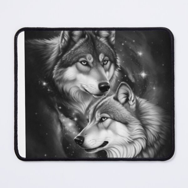 Item preview, Wolf and she-wolf designed and sold by KreativT-shirts.