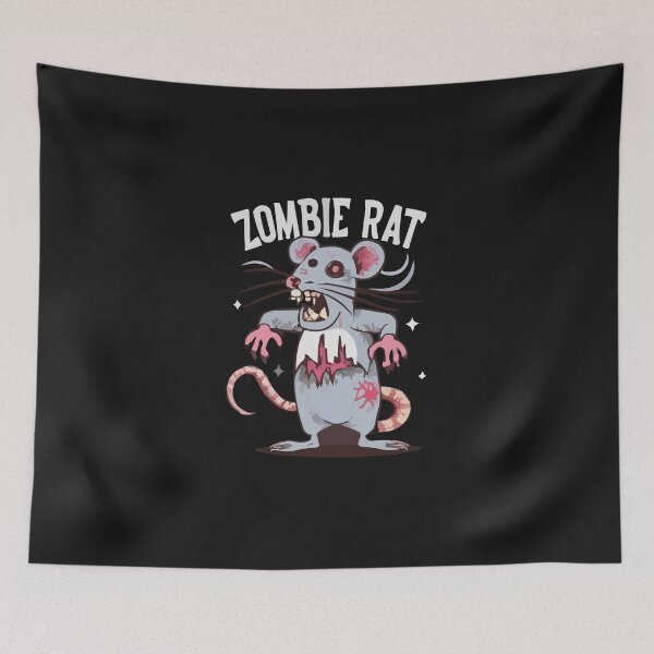 Artikelvorschau, Zombie-Ratten-Shirt 2024 entworfen und verkauft von MizoX7.