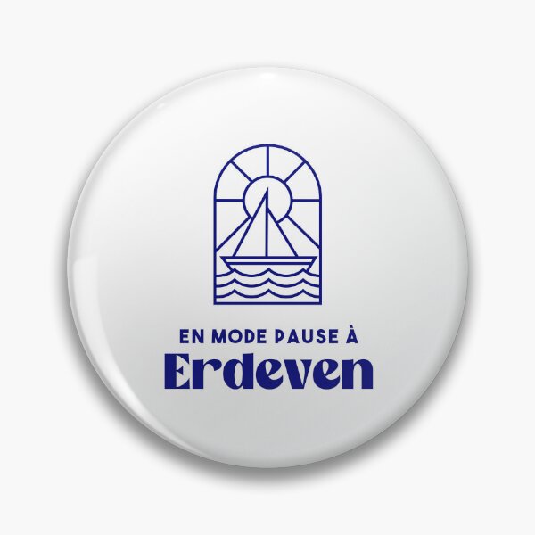 Item preview, Erdeven in pause mode - Brittany Morbihan 56 Sea Holidays Beach designed and sold by Burning Dog.