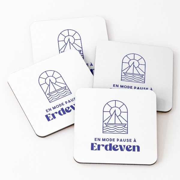 Item preview, Erdeven in pause mode - Brittany Morbihan 56 Sea Holidays Beach designed and sold by Burning Dog.