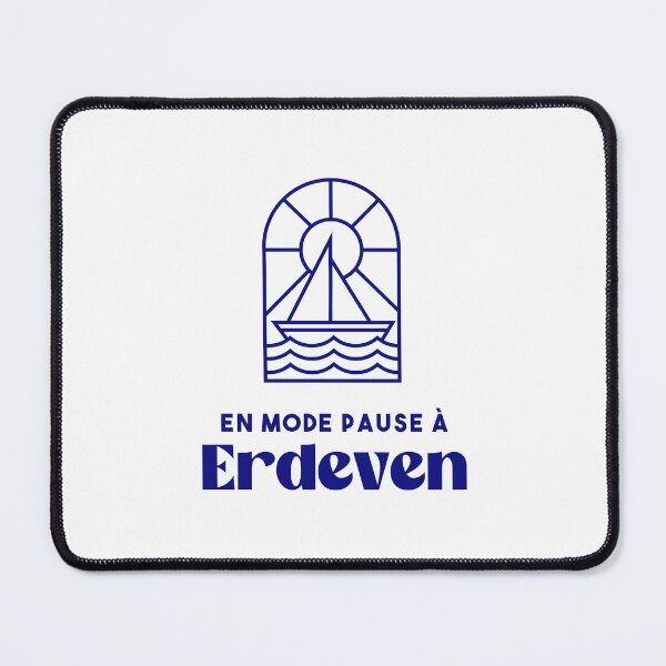 Item preview, Erdeven in pause mode - Brittany Morbihan 56 Sea Holidays Beach designed and sold by Burning Dog.