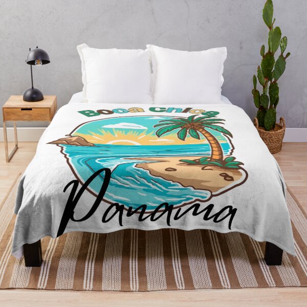 Item preview, Boca Chica Panama Beach Scene Palm Trees Sunshine designed and sold by julyperson.