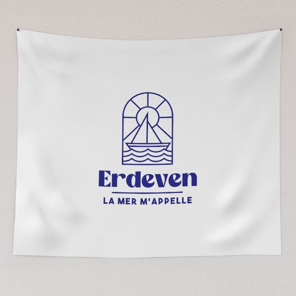 Item preview, Erdeven the sea calls me - Brittany Morbihan 56 Sea Holidays Beach designed and sold by Burning Dog.