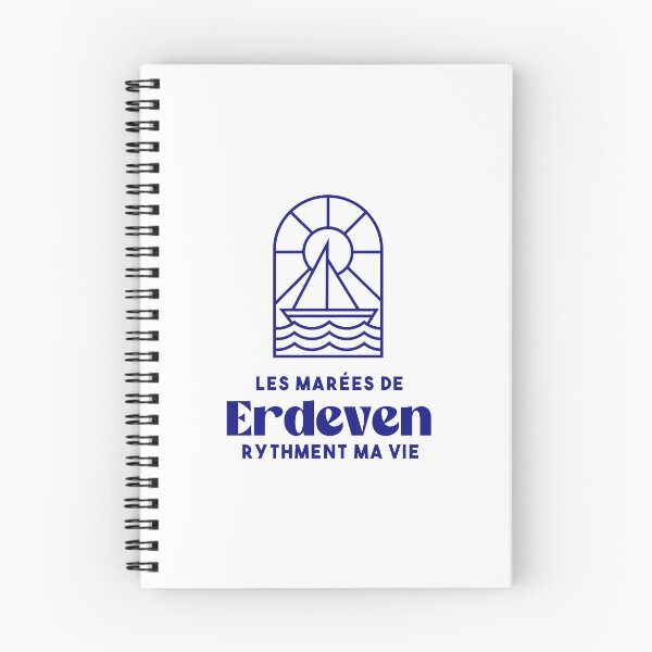 Item preview, Erdeven the tides punctuate my life - Brittany Morbihan 56 Sea Holidays Beach designed and sold by Burning Dog.