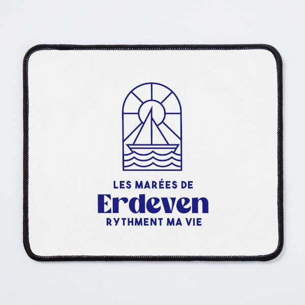 Item preview, Erdeven the tides punctuate my life - Brittany Morbihan 56 Sea Holidays Beach designed and sold by Burning Dog.