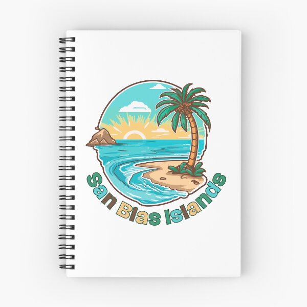 Item preview, San Blas Islands Panama Beach Scene Palm Trees Sunshine  designed and sold by julyperson.