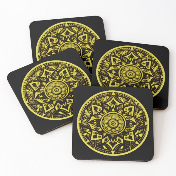 Item preview, Yellow mandala designed and sold by Buda--Vibes.