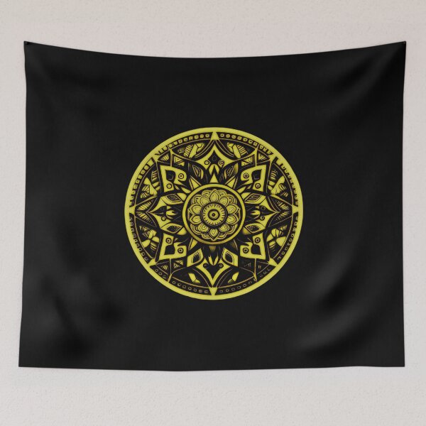 Item preview, Yellow mandala designed and sold by Buda--Vibes.