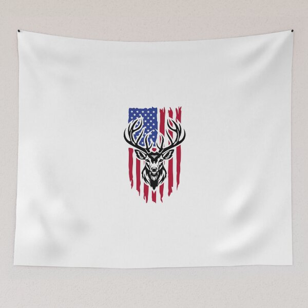 Item preview, Deerhead Flag designed and sold by IKRAM-CREATIONS.