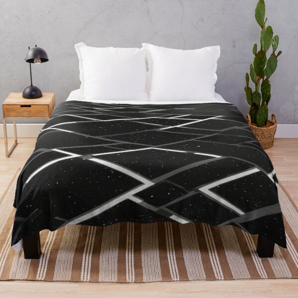 Item preview, Black and White Abstract Floor Pattern designed and sold by Simplybe1.