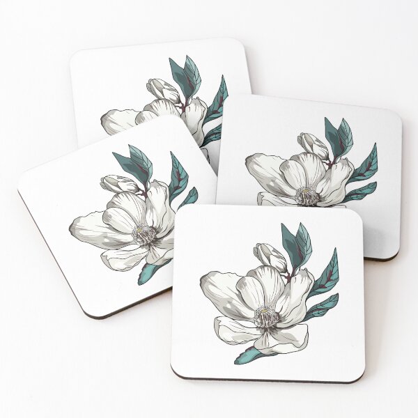 Item preview, Magnolia branch. Flowering magnolia designed and sold by Anastasiia Yurevych.