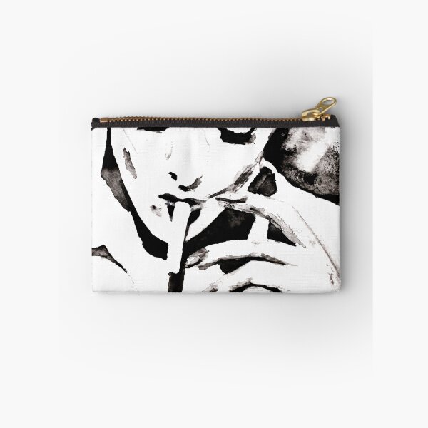 Item preview, Tippi Hedren in Hitchcock Birds with cigarette watercolor portrait designed and sold by Agathokakological (adj).