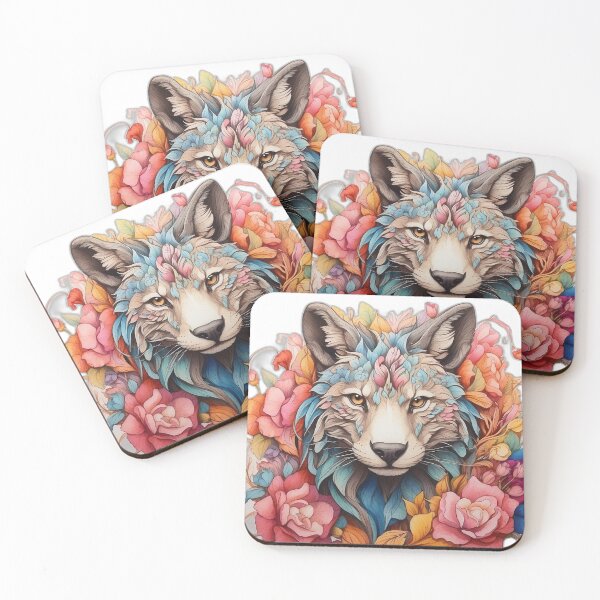 Item preview, Default colorless wolf drawing designed and sold by oumayma mokrane.