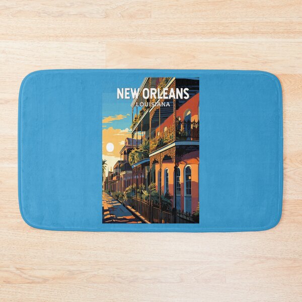 Item preview, New Orleans Louisiana Travel Art Vintage designed and sold by KrisSidDesigns.