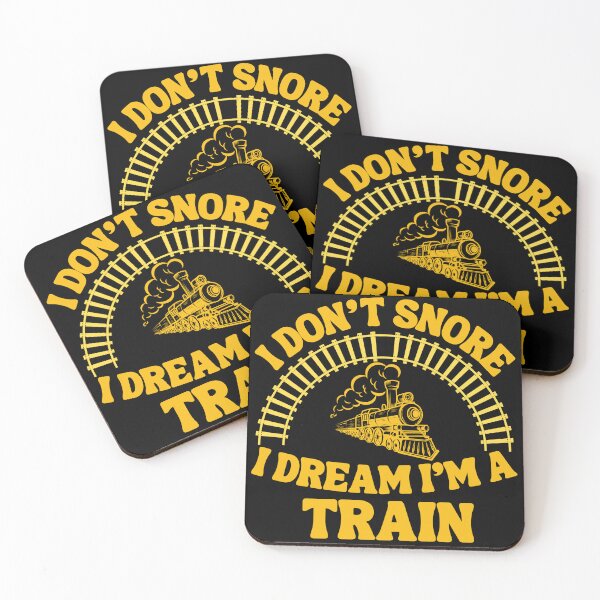 Item preview, I Don't Snore I Dream I'm A Train designed and sold by Dabbing Turtle Designs.