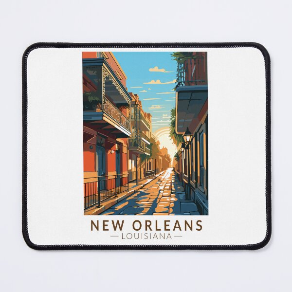 Item preview, Arte de viaje del barrio francés de Nueva Orleans, Luisiana, vintage designed and sold by KrisSidDesigns.