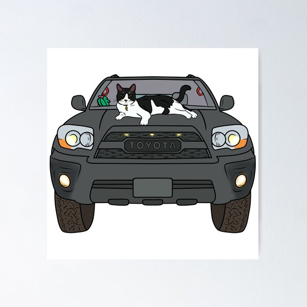 Item preview, Cat on Car designed and sold by Alyssa Sipman.