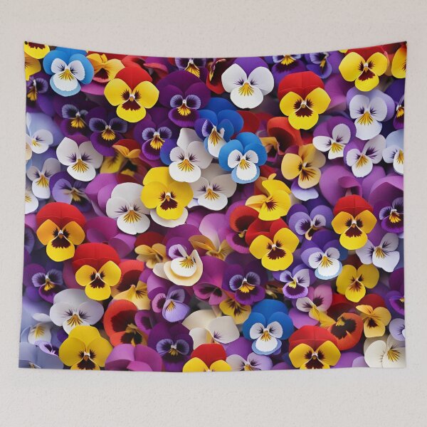 Item preview, Origami Art - Pansy Paradise: A Kaleidoscope of Fields designed and sold by ArtfulFolds.