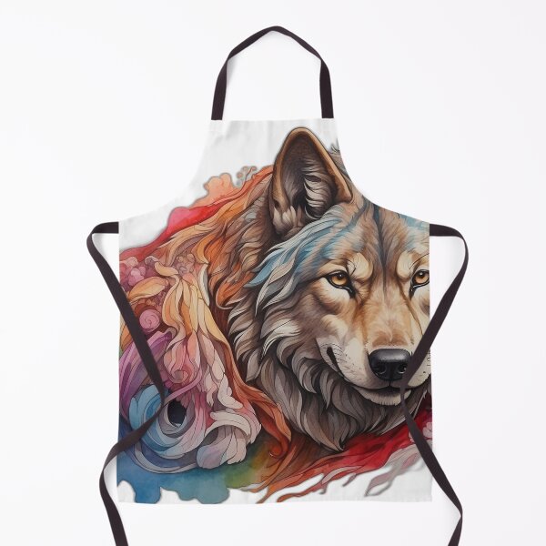 Item preview, Default colorless wolf drawing 2 designed and sold by oumayma mokrane.