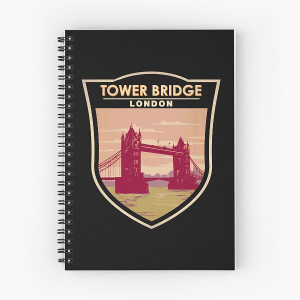 Item preview, Tower Bridge London Travel Art Badge designed and sold by KrisSidDesigns.