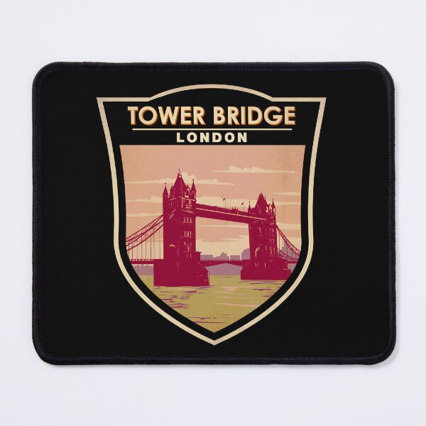 Item preview, Tower Bridge London Travel Art Badge designed and sold by KrisSidDesigns.