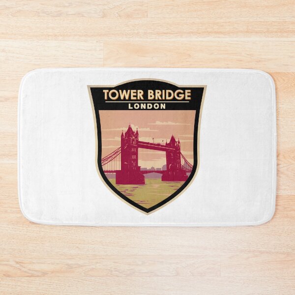 Item preview, Tower Bridge London Travel Art Badge designed and sold by KrisSidDesigns.