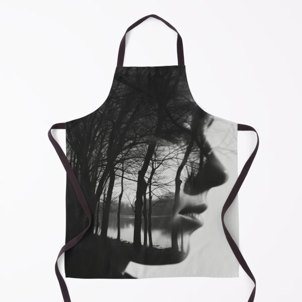 Item preview, Whispering Woods - A Monochromatic Silhouette designed and sold by EtherealEchoes.