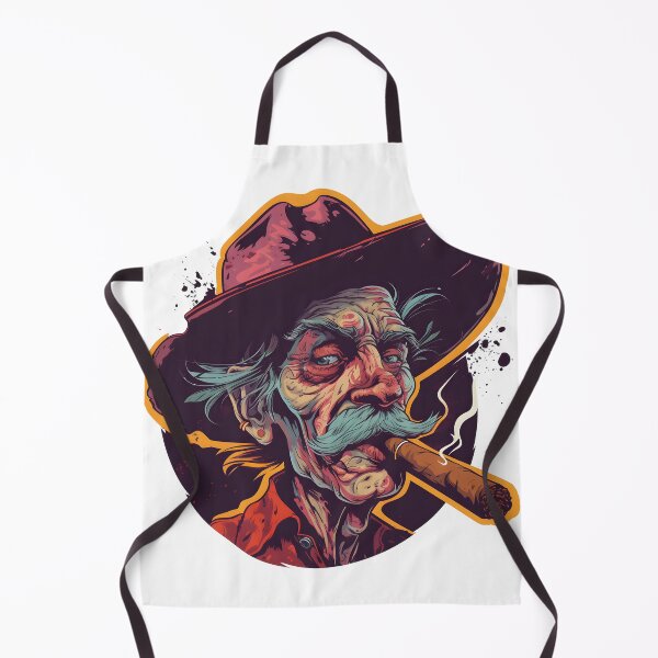 Item preview, Old timer cowboy enjoying a cigar designed and sold by TheWitsFoe.