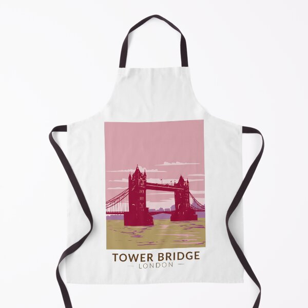 Item preview, Tower Bridge London Travel Art Vintage designed and sold by KrisSidDesigns.