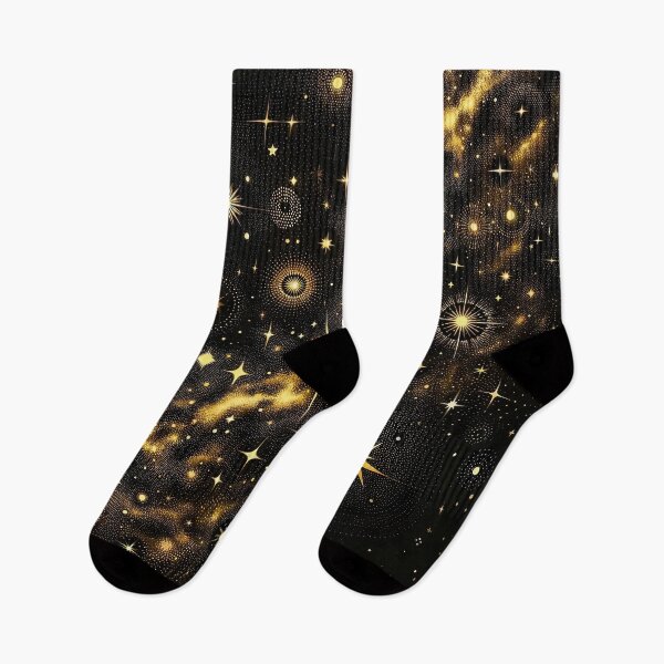 Item preview, Golden Cosmos: Starry Night Elegance designed and sold by TriarArt.