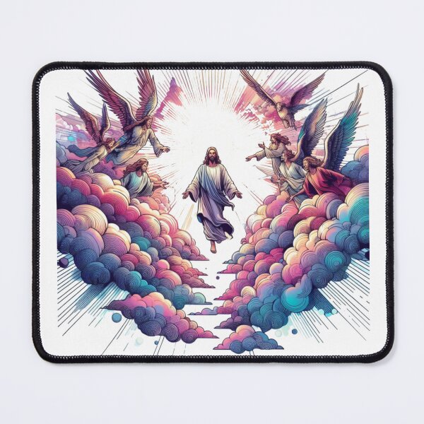 Item preview, "Jesus, who will transcend a thousand armies and angels, and resurrect in glorious majesty." designed and sold by PaintMeWorld.