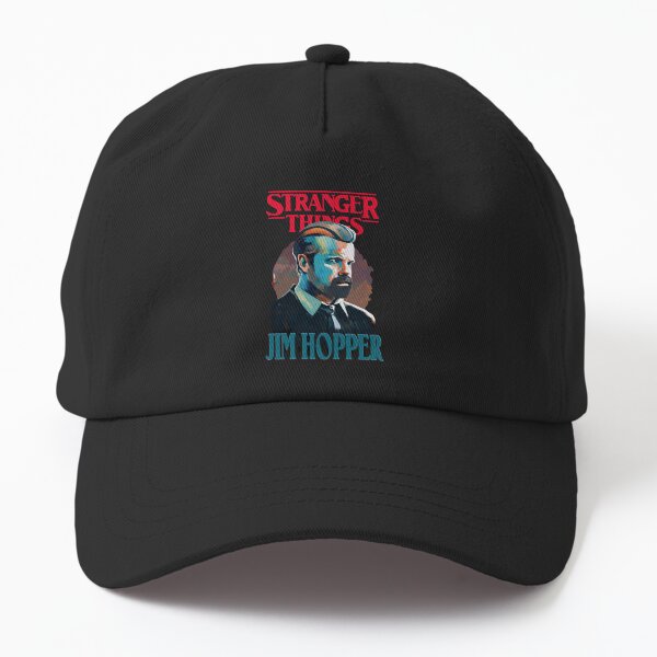 Item preview, STRANGER THINGS, Jim Hopper (black background) designed and sold by bekksa.