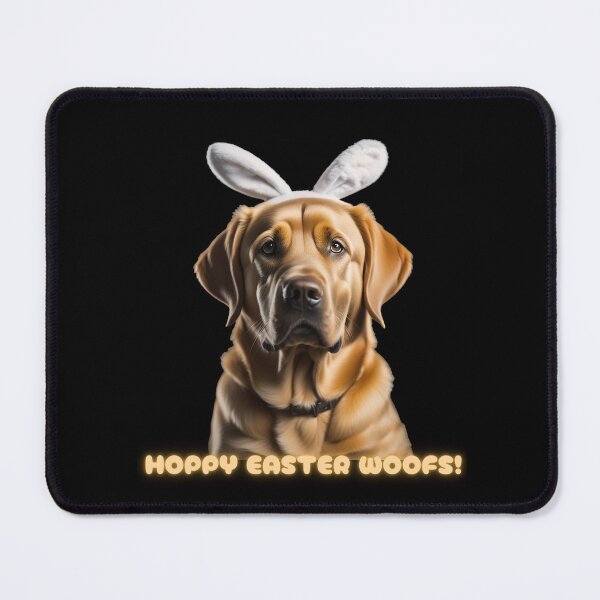 Item preview, Hoppy Easter Woofs Bunny Ears and Labrador designed and sold by Paula-Ziolek.