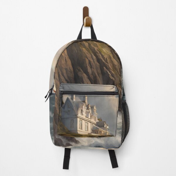 Item preview, A majestic lighthouse overlooking the coastal cliffs designed and sold by tetisola.