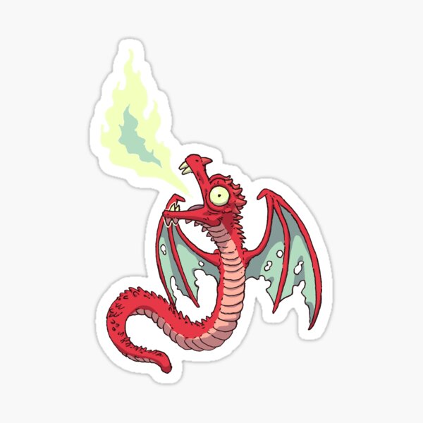 Fire snake Sticker