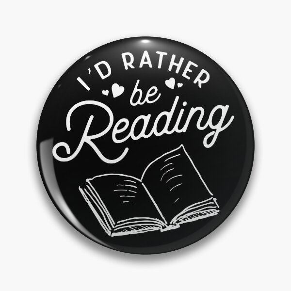 Item preview, I'd Rather Be Reading Book Lover Quote Book Reader designed and sold by lanynx design.