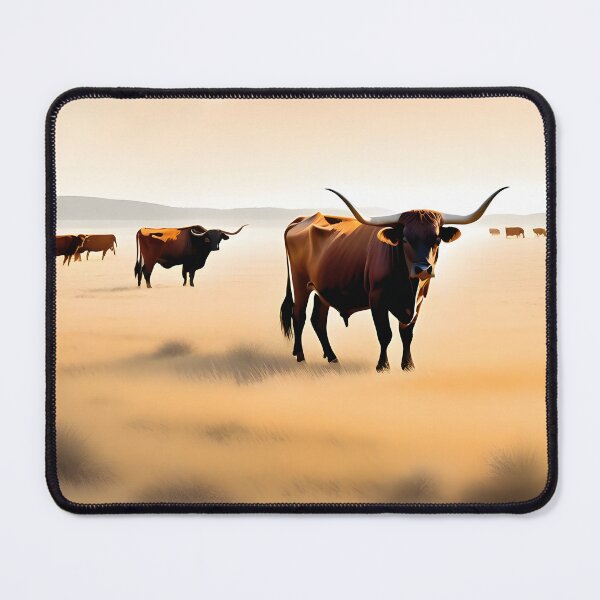 Item preview, Rural Majesty: Longhorn Pastoral Vista designed and sold by ZipperDragon88.