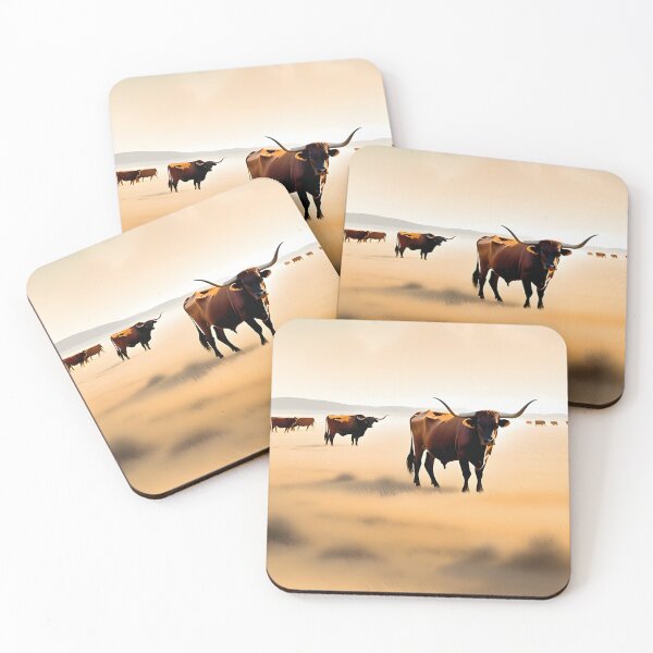 Item preview, Rural Majesty: Longhorn Pastoral Vista designed and sold by ZipperDragon88.