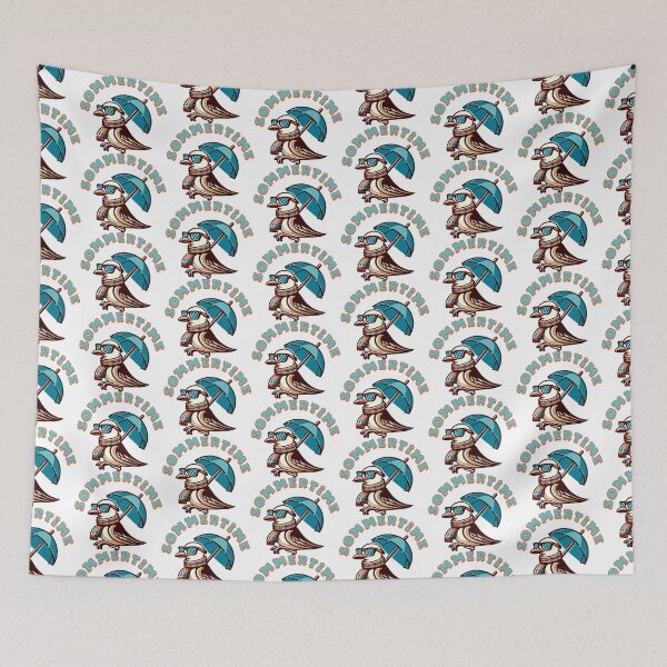 Item preview, little seagull with umbrella summertime designed and sold by netrok.