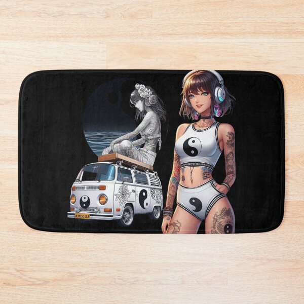 Item preview, Kawaii, Anime Girl, Meditating Beauty | Catsie Cat designed and sold by yelkenb.