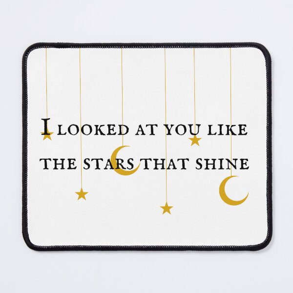Item preview, I looked at you like the stars that shine sticker designed and sold by EnchantAtelier.