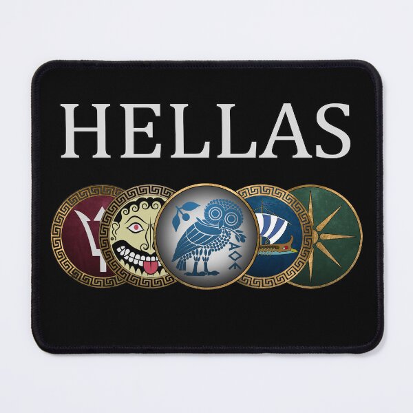 Item preview, Hellas Ancient Greece Hoplite Shields Phalanx designed and sold by Agema Apparel.