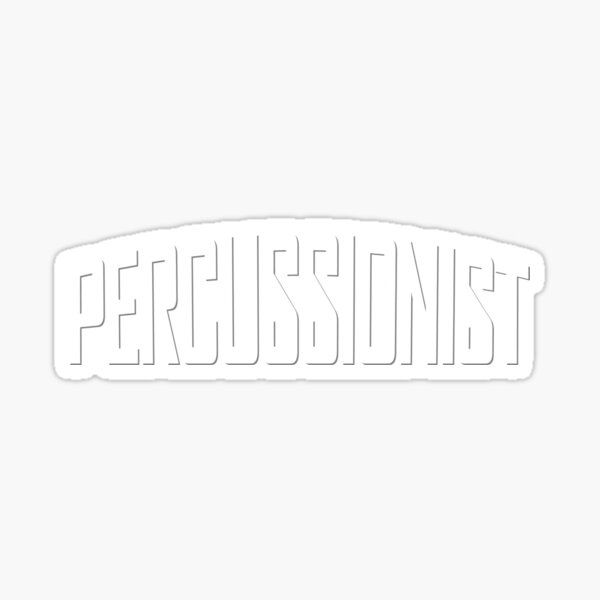 Item preview, Percussionist designed and sold by WordsMusic.