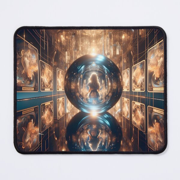 Item preview, Tarot Mirage: Reflections Unveiled designed and sold by AI-Only Creations.