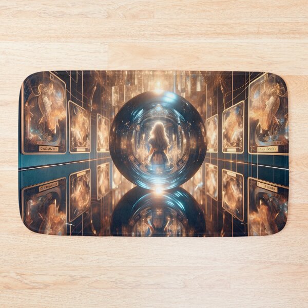 Item preview, Tarot Mirage: Reflections Unveiled designed and sold by AI-Only Creations.