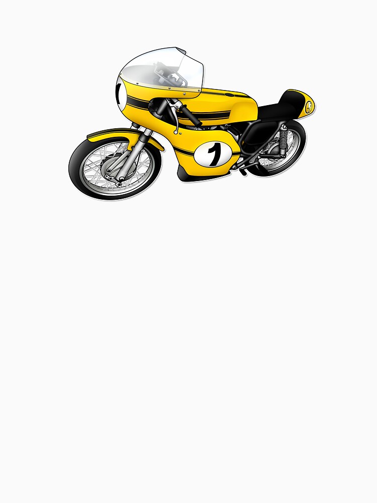 Motorcycle T-shirts Art: Yellow & black by yj8dsk57