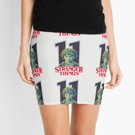 Item preview, STRANGER THINGS, Eleven, El, 11 (pale cream background) designed and sold by bekksa.