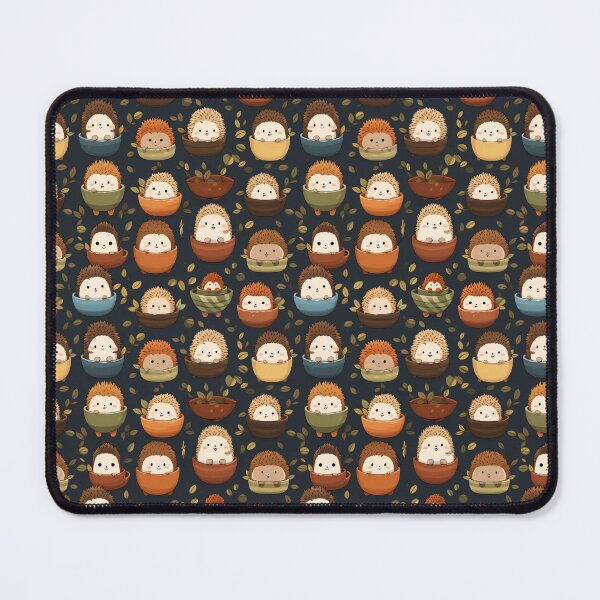 Item preview, Happy hedgehogs - dark background designed and sold by josepod.