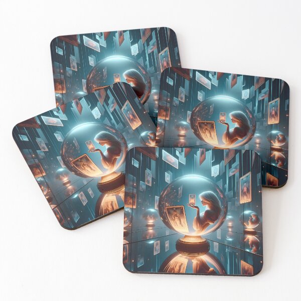 Item preview, Mystic Tarot: Mirror of Secrets designed and sold by AI-Only Creations.